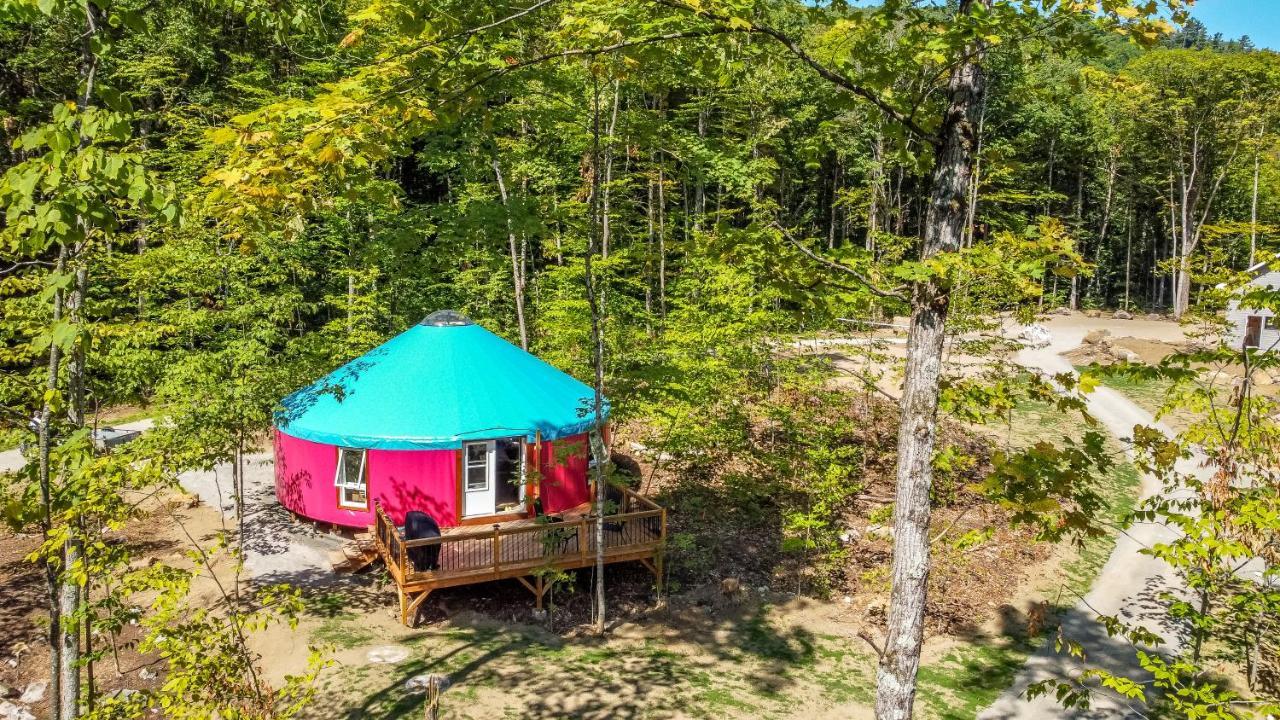 Yourtes Glamping Du Poisson Blanc Notre-Dame-du-Laus Exterior foto